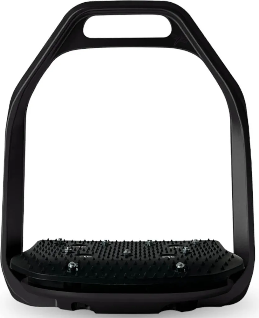 Etriers d'Équitation Freejump Air Pure Noir avec Plancher Large Confort