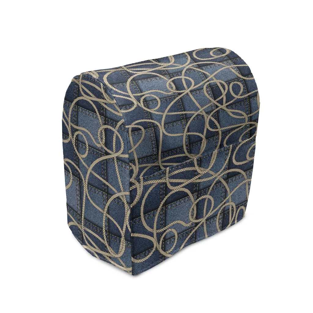 Copri Frullatore con Tasche ABAKUHAUS - Stile Nautico Lavabile 39cm