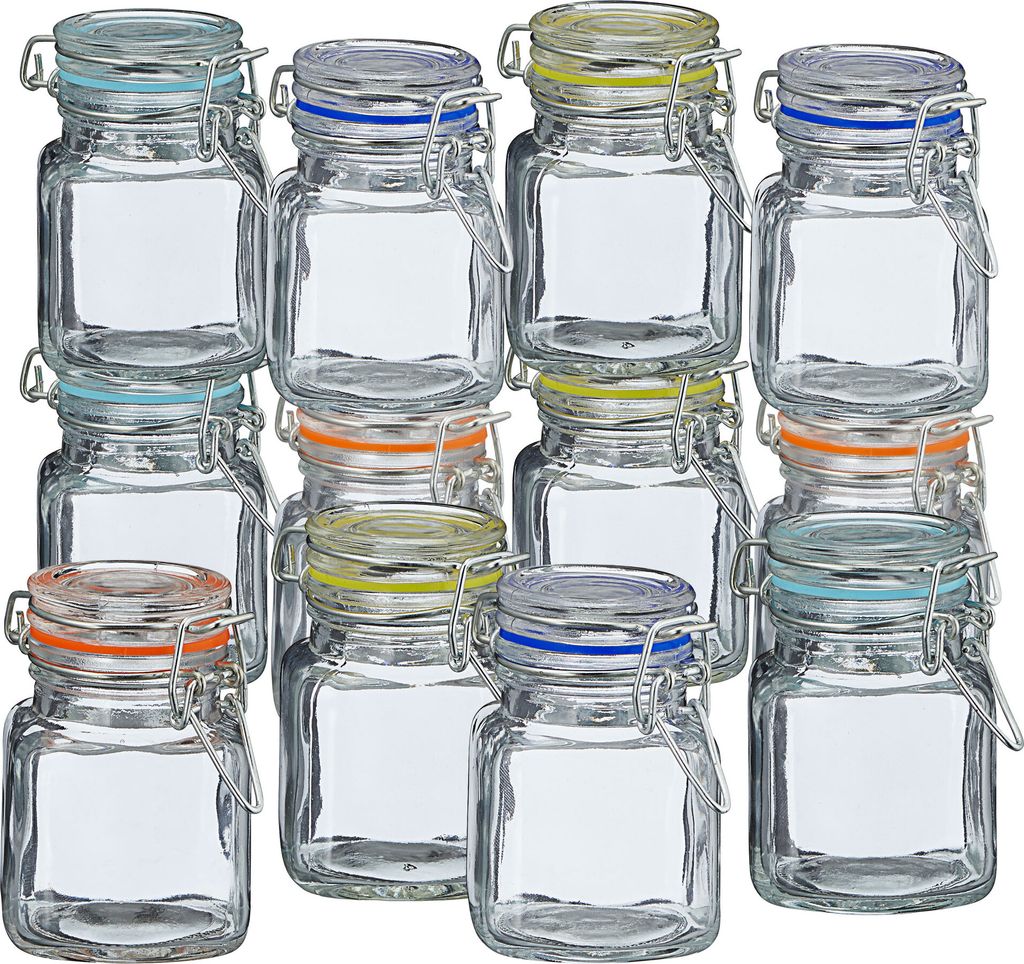 12x Bügelglas Einmachglas Gewürzglas Aufbewahrungsglas Produktbild 9