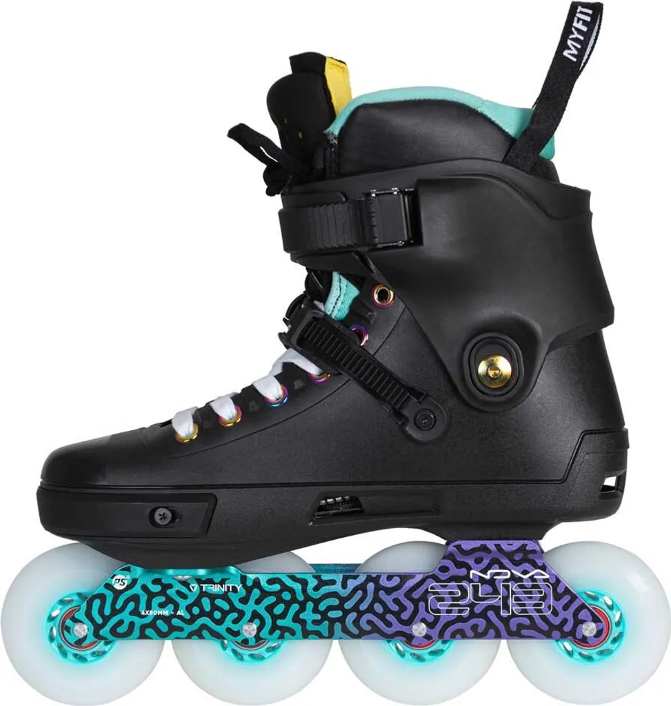 Rollers Powerslide 908432 avec Roulements ABEC 7 et Roues de Qualité - 10