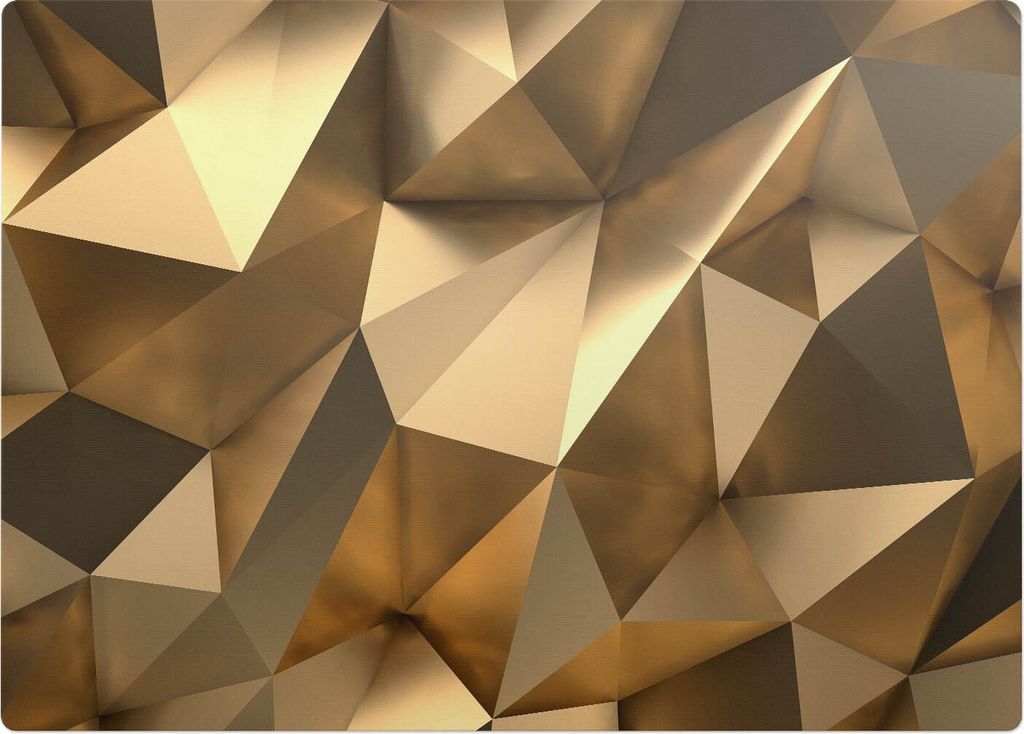 Geometrische 3D-Formen – Bodenschutzmatte – Rutschfest – Schutzmatte für Büro – Vinylmatte – Stuhlunterlage – 140 x 100 cm