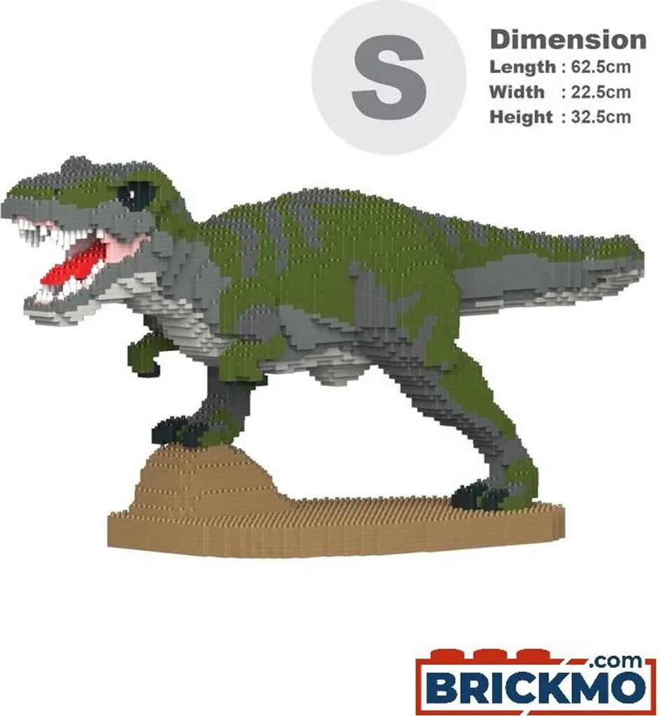 Maquette T-Rex JEKCA Décoration Bureau Dinosaure à Monter pour Adulte