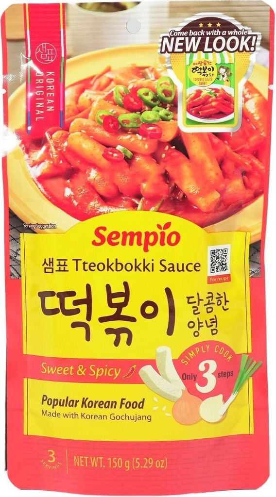 Sempio Tteokbokki Sauce Süß 150g Produktbild 