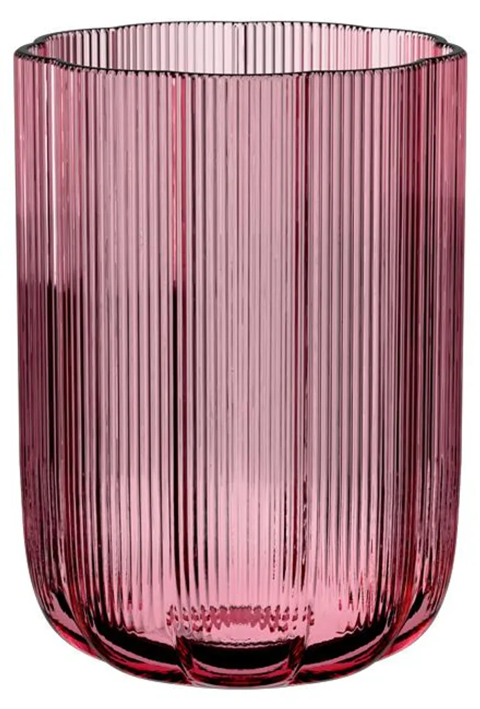 Villeroy & Boch Fleur Vase Rond en Verre Violet pour Décoration de Table