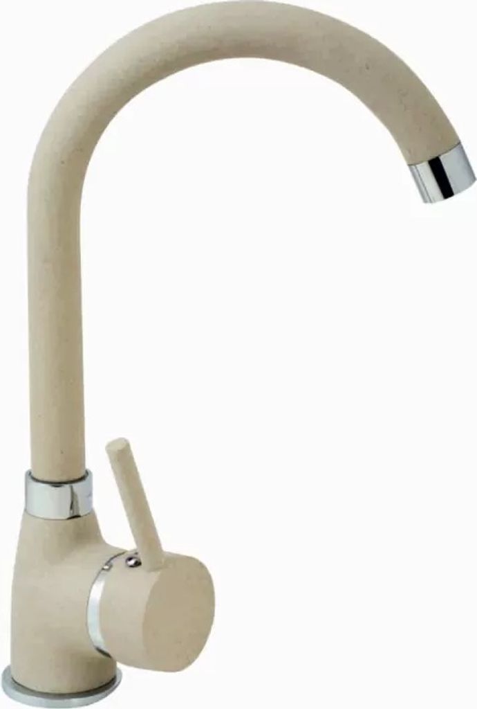 Küchenarmatur, 30Cm, Beige, Mit 360°, Schwenkbarem Auslauf, Produktbild 