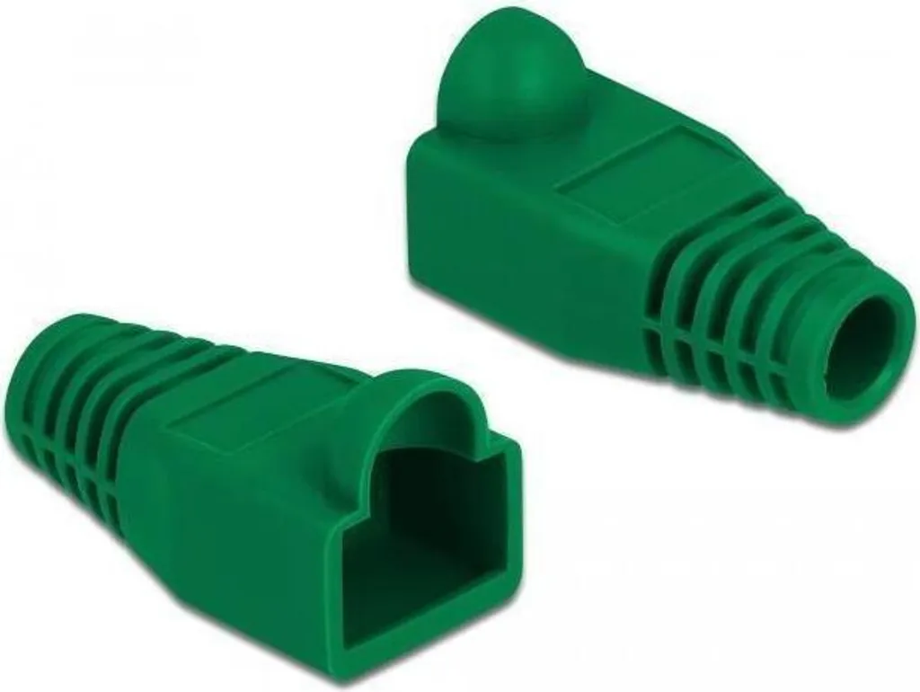 Set 20 Copri Connettori RJ45 Verdi 6mm | Gommini Anti-stress per Rete LAN