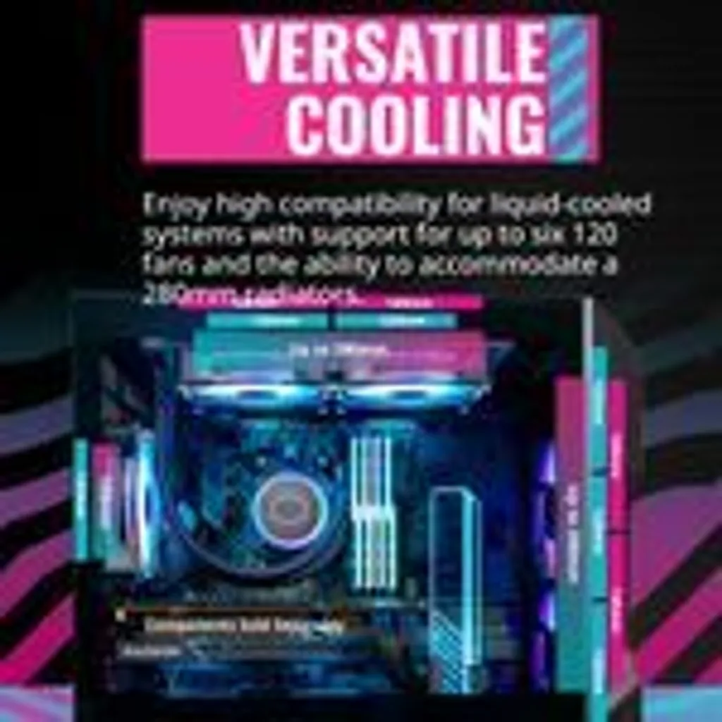 Boîtier PC TD300 Mesh Cooler Master avec Façade 3D et Verre Trempé - 15