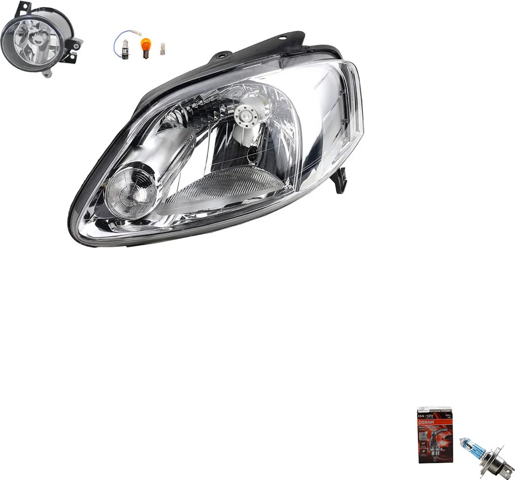 VW Fox 5Z1 Fari Anteriori Johns + Osram Night Breaker Laser 5Z1941043A