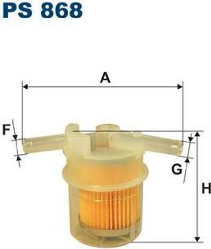 FILTRON PS 868 Kraftstofffilter OE 25121675 kompatibel mit Accord