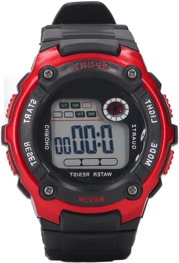Montre de sport électronique enfant incassable avec alarme et chrono