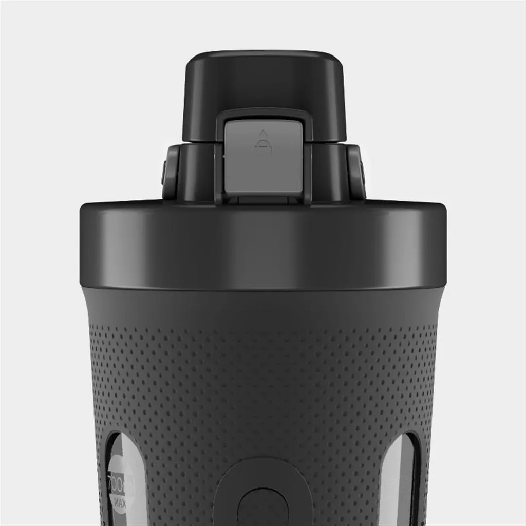 Shaker de sport 700 ml gris idéal pour musculation et Crossfit Oyeet