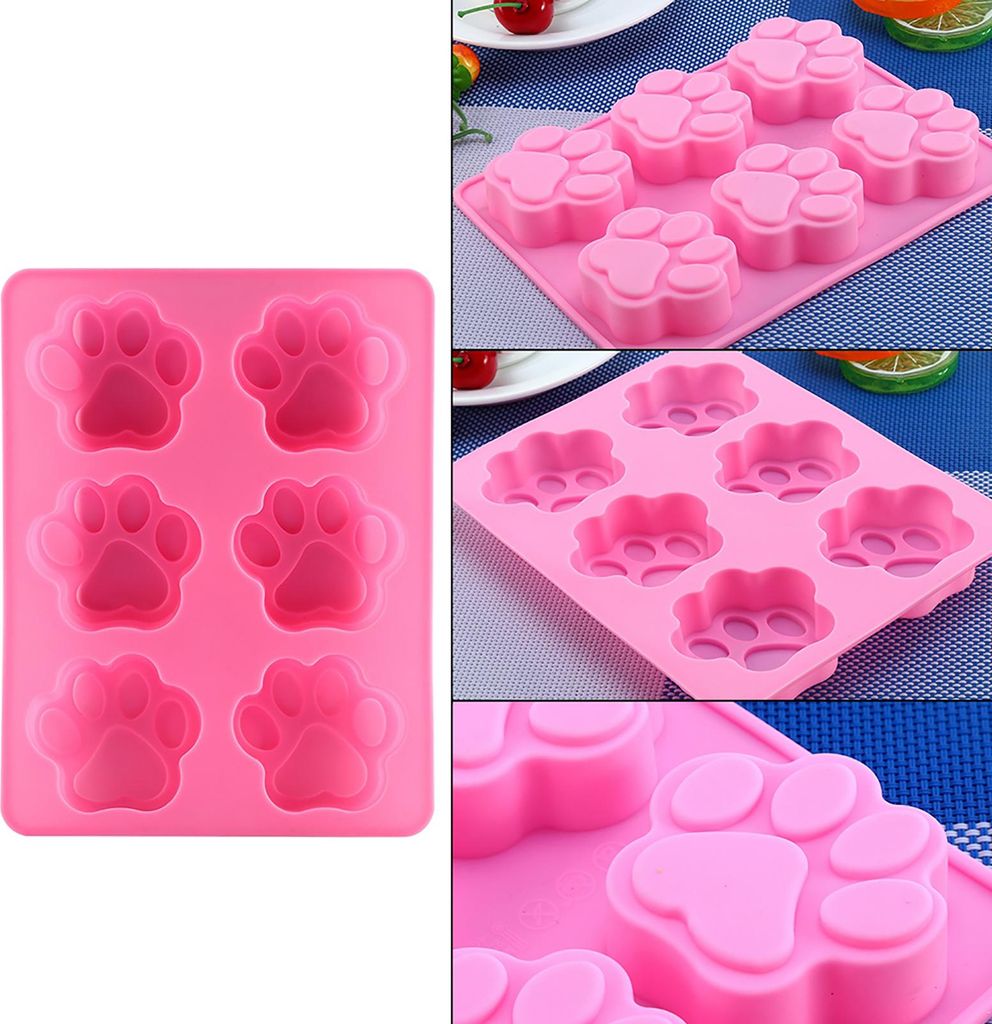 Kleiner Hund Katze Fuß Fußabdruck DIY Silikon Pfote Produktbild 