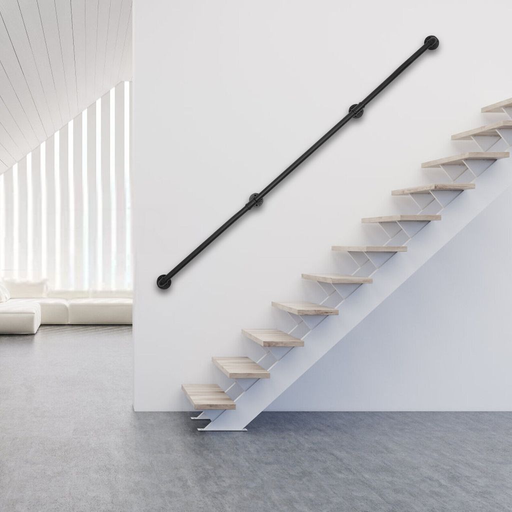1225 Hand Railing 12 Foot Handrail Railing Step Wall Handrail Stair Railing