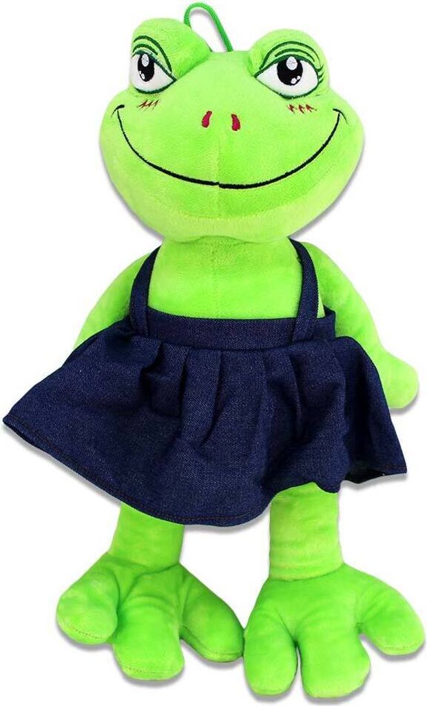 Frosch mit Kleid Kuscheltier - ca. 36 cm