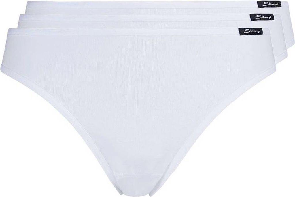 Skiny Damen Rioslip Baumwolle Essentials 3-Pack white - Größe 42
