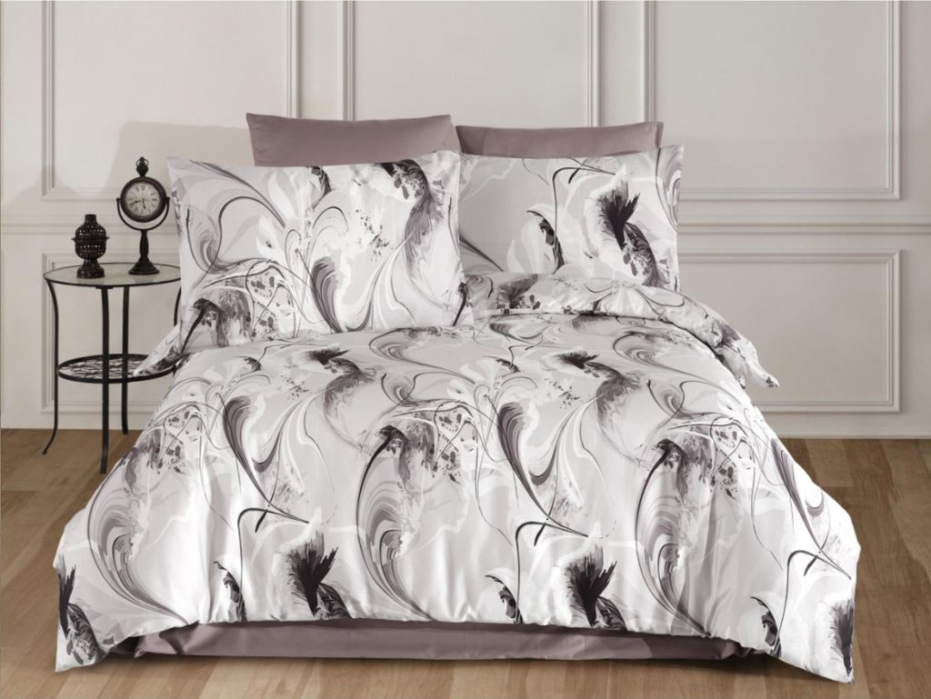 Französische Bettwäsche Satin 200x200, 70x90cm Paradoxe