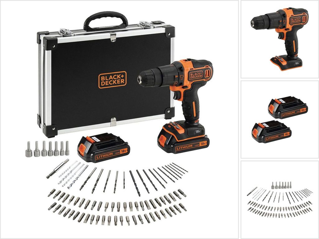 Black & Decker BDCHD18BAFC-QW, Vrtačka s pistolovým Obrázek produktu 