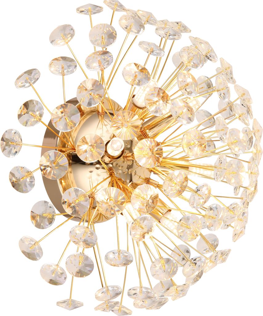 Globo Lighting Wandleuchte Metall goldfarben, 6x G9 LED Produktbild 