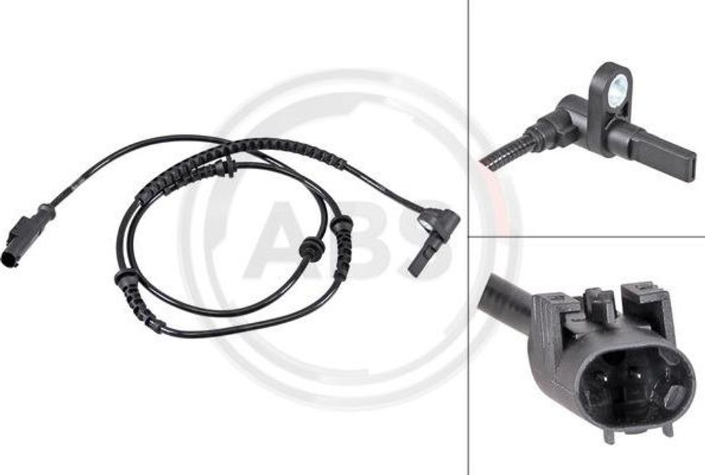 A.B.S. 31768 Raddrehzahlsensor OE 51940921 kompatibel mit Renegade, 500X