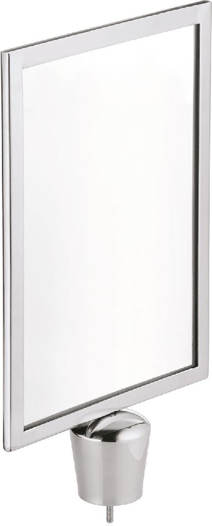 Schilderhalter für Abgrenzungspfosten Zylinder ecoflex DIN A4 Classic