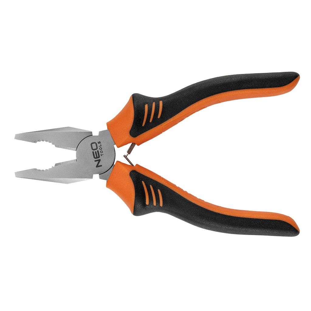 NEO TOOLS Mehrzweckzange 160 mm/180mm, Spreizfeder, Zweikomponentengriff, CS-Stahl