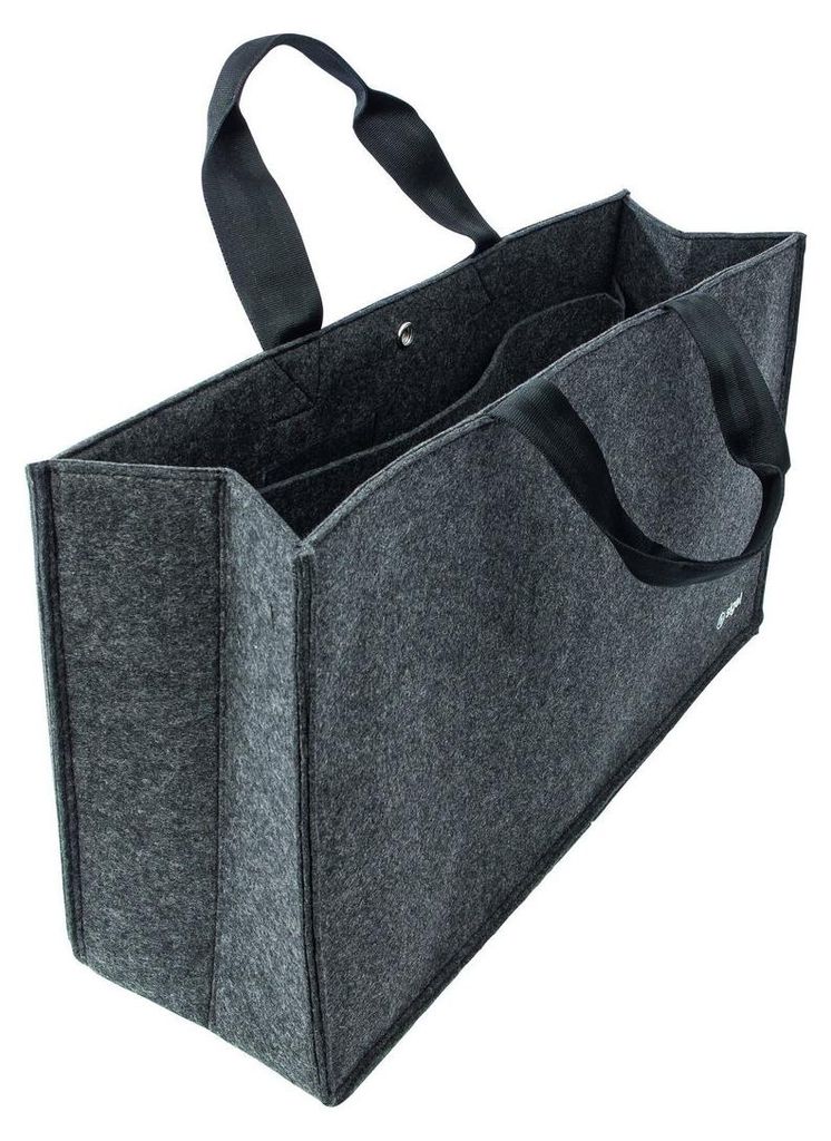Desk Sharing Bag Basic L dunkelgrau recycelter PET Filz 500x280x150mm