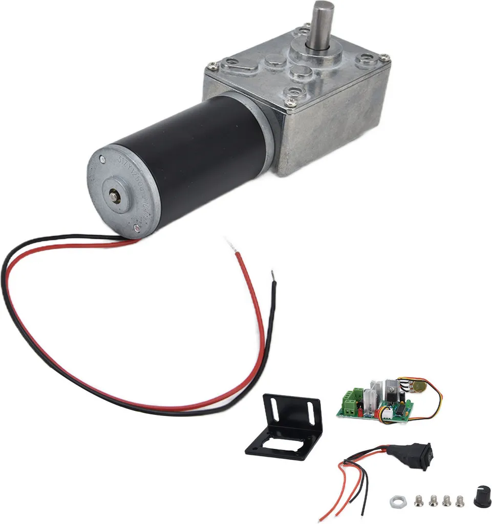 Motoréducteur 12V 130RPM Anti-Retour pour Réparer vos Machines Arbre 8mm
