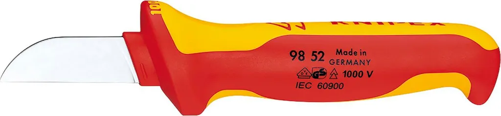 KNIPEX 9852 VDE Coltello Cavi 190mm - Professionale per Elettricisti