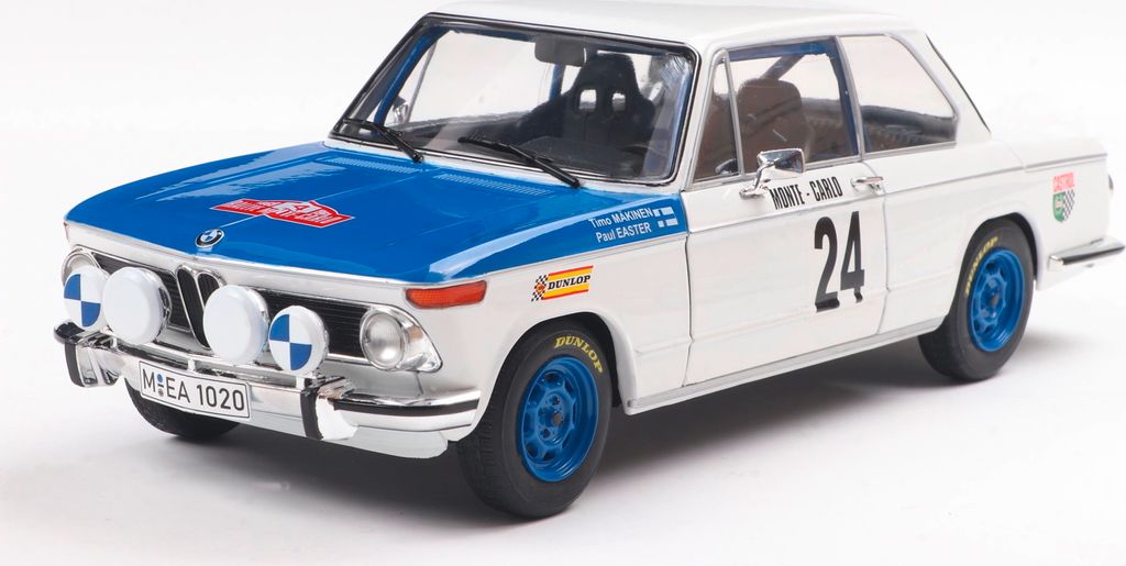 Solido PKW Modell BMW 2002 TII#24 weiß Fertigmodell