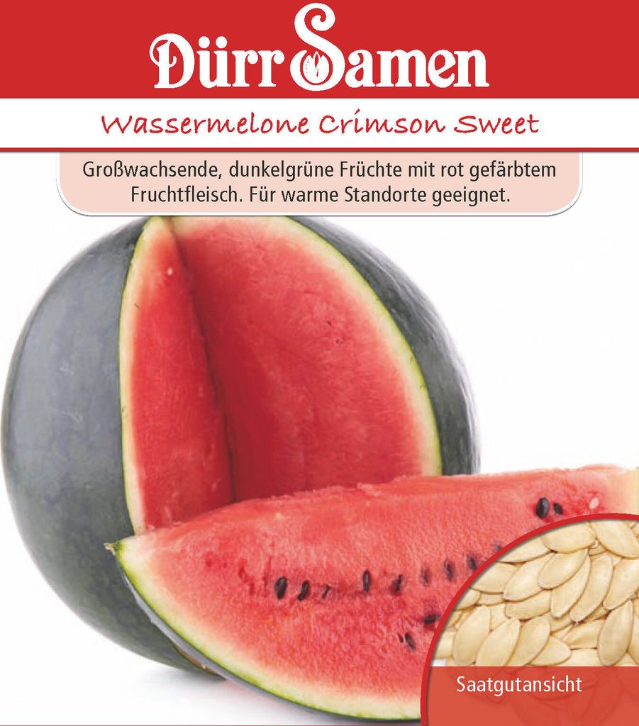 Wassermelone Crimson Sweet | Wassermelonensamen von Dürr Samen