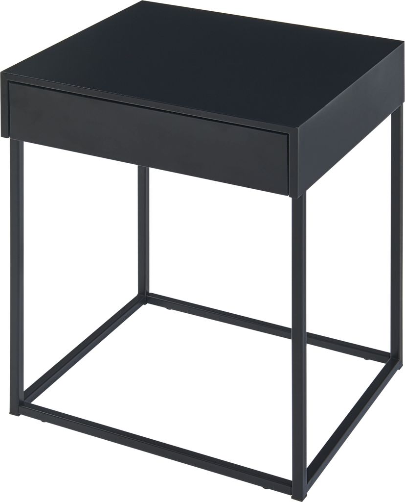 Beistelltisch 'Rautjärvi' 50x43x41cm aus Stahl Schwarz Produktbild 2