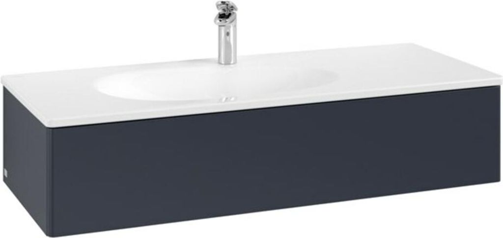 V&B Waschtischunterschrank Auszugbeleuchtung Antao 118,8x25,6x49,3cm, o Front, md bl. m Lac