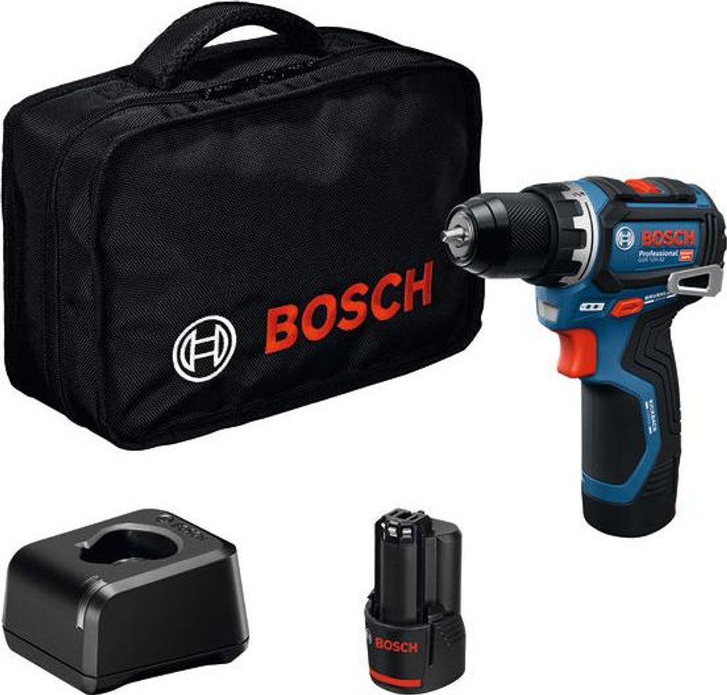 Akku-Bohrschrauber GSR 12V-32, 2 x GBA 12V 2.0Ah, Werkzeugtasche