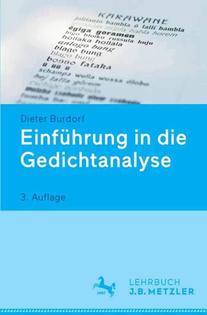 Einführung in die Gedichtanalyse : Guide complet d'analyse poétique