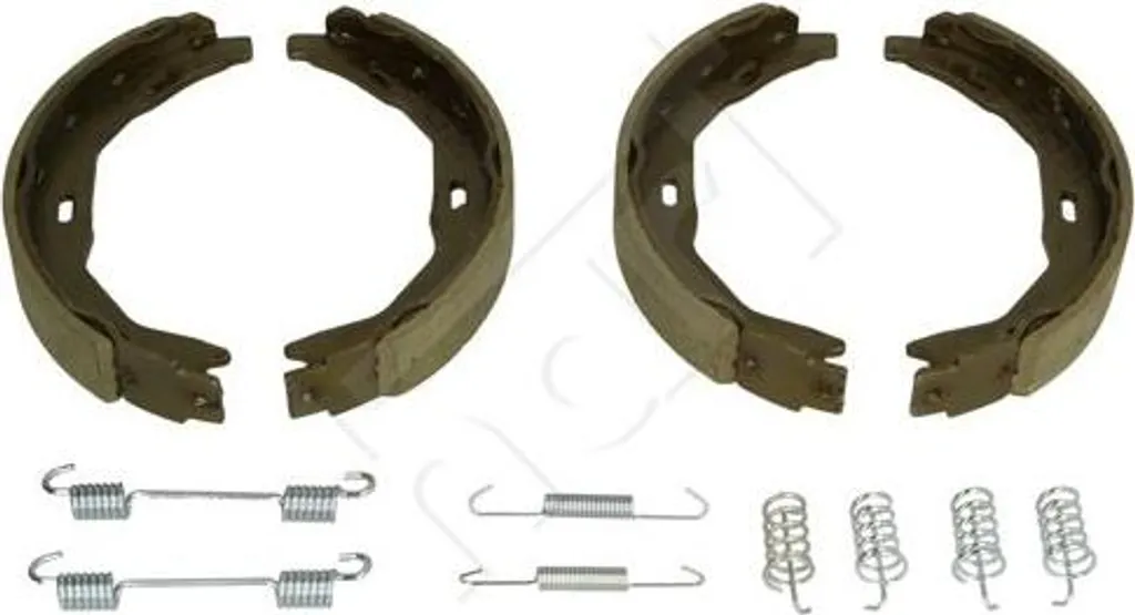Kit Ganasce Freno HART 256 711 per Mercedes A0044208620 | Qualità OE