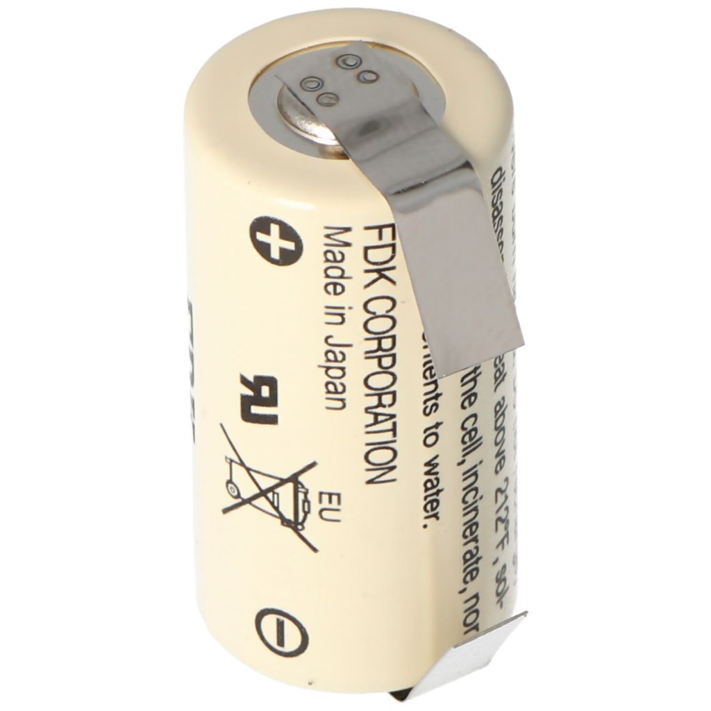 Sanyo Pile lithium CR17335 SE Size 2/3A avec cosse à souder Image du produit 