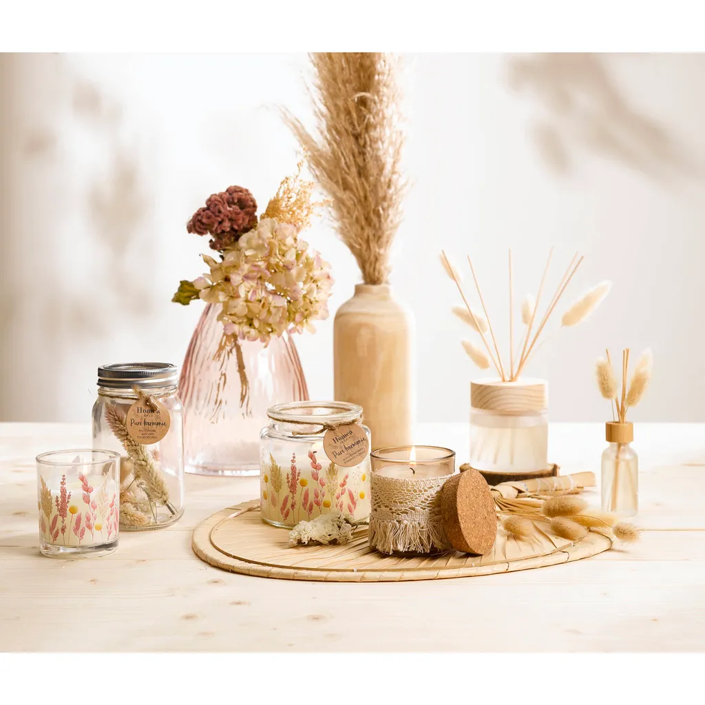Bougie parfumée avec couvercle liège pour Moment Relaxation et Spa - 2