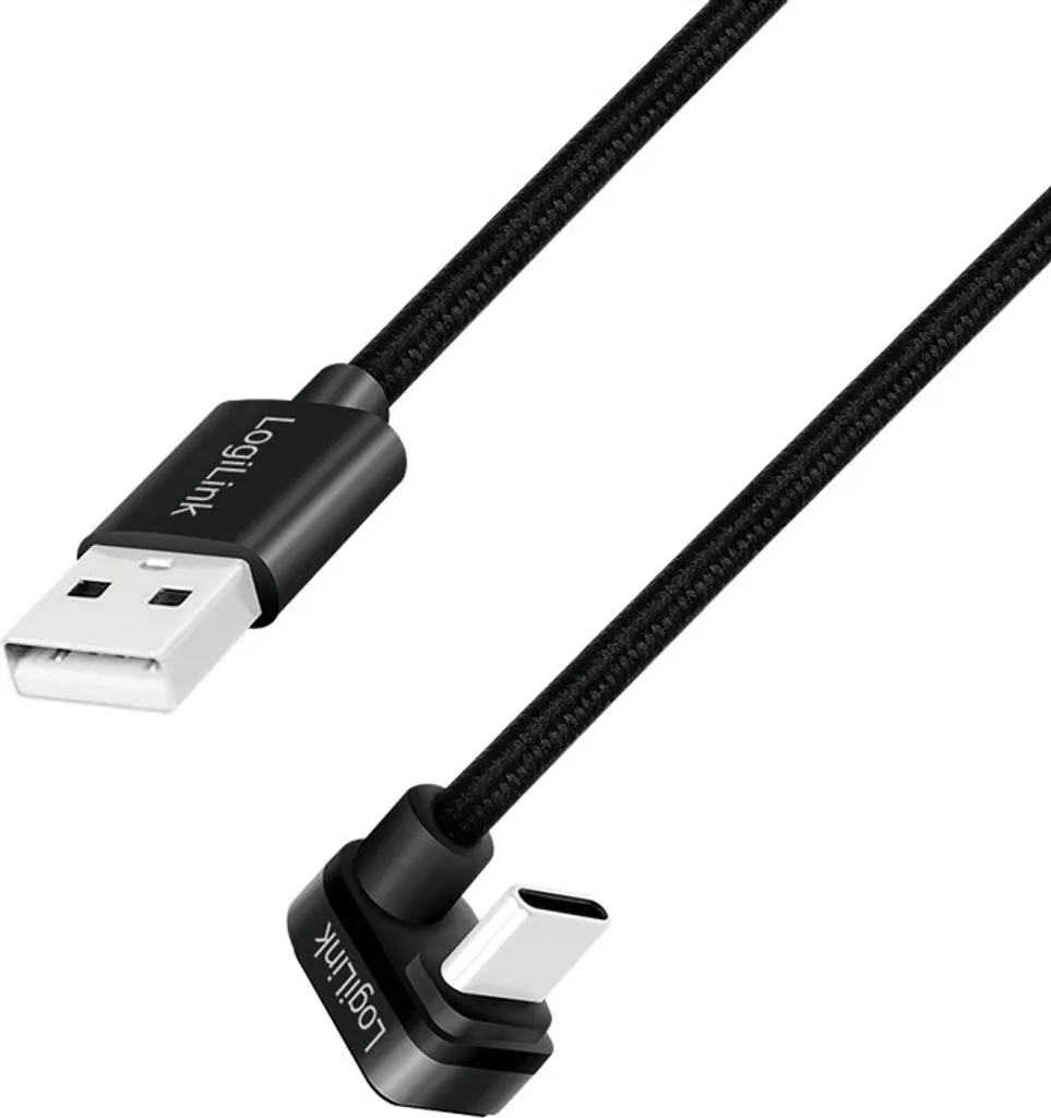 Cavo Dati LogiLink CU0192 USB 2.0 Tipo C 1m - Soluzione Aziendale Nera