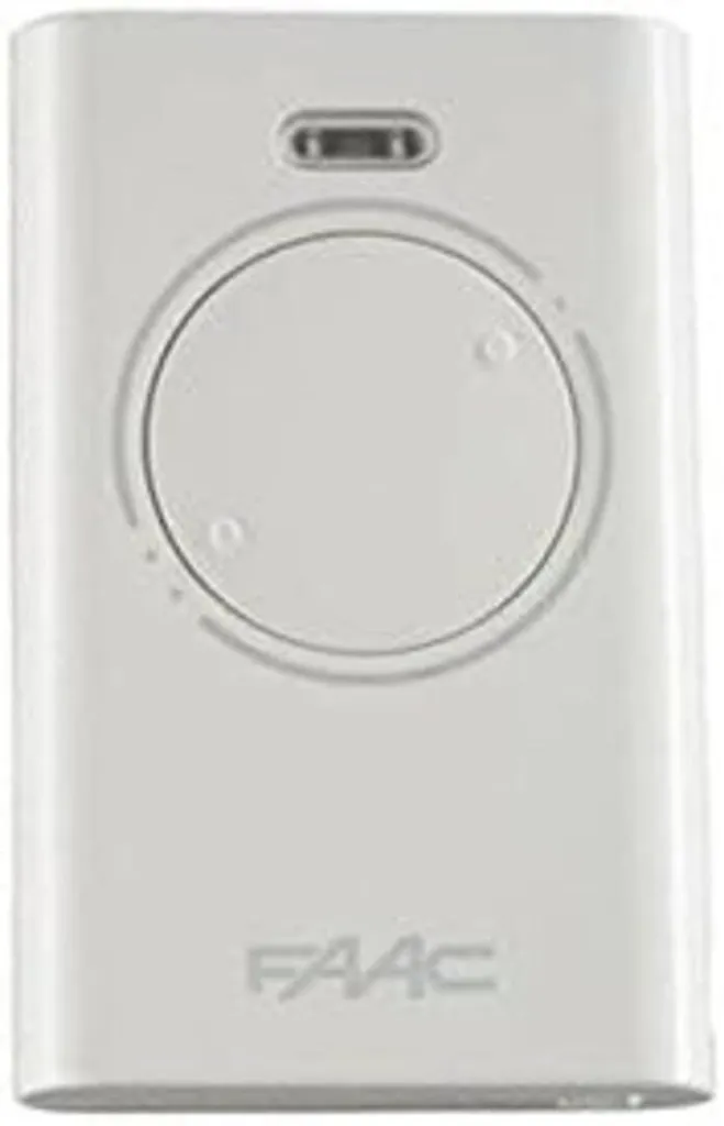 Émetteur radio portail FAAC XT2 433 SLH Master 2 fonctions noir