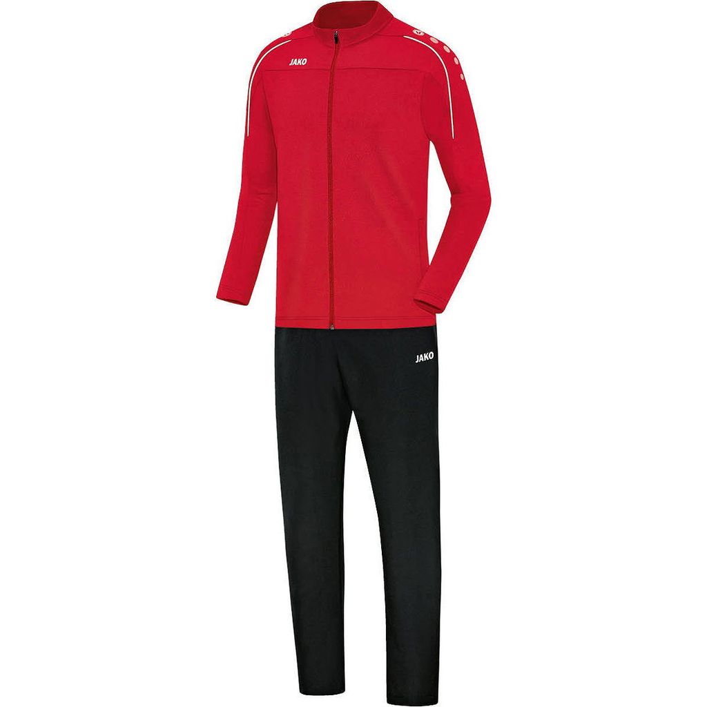JAKO Unisex Präsentationsanzug Classico, Farbe:rot, Größe:S
