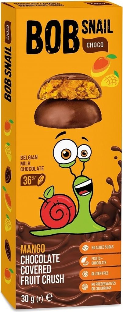 PRZEKĄSKA CHOCO MANGO W CZEKOLADZIE MLECZNEJ BELGIJSKIEJ Zdjęcie produktu 