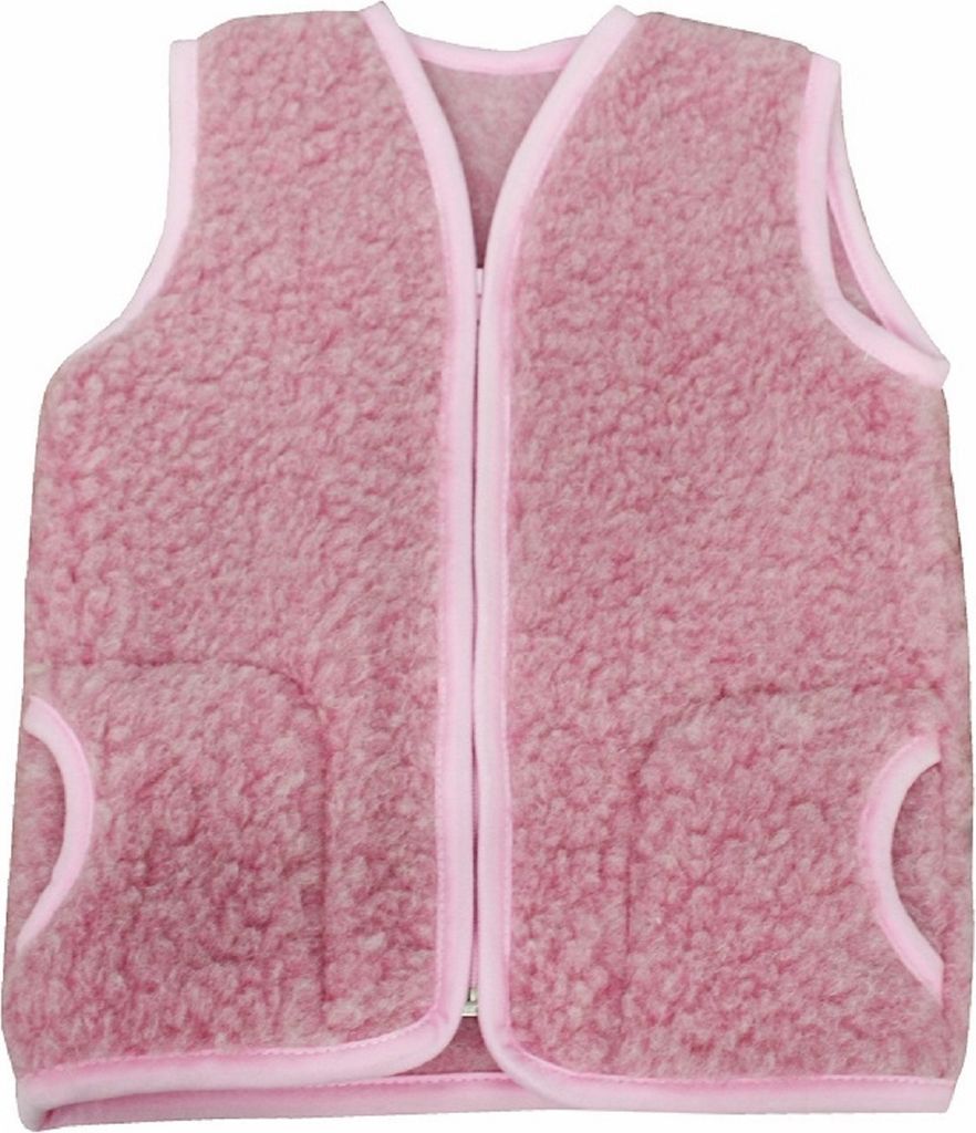 Warme Babyweste Kinderweste Weste aus 100% Wolle Gr. 2-3 Produktbild 