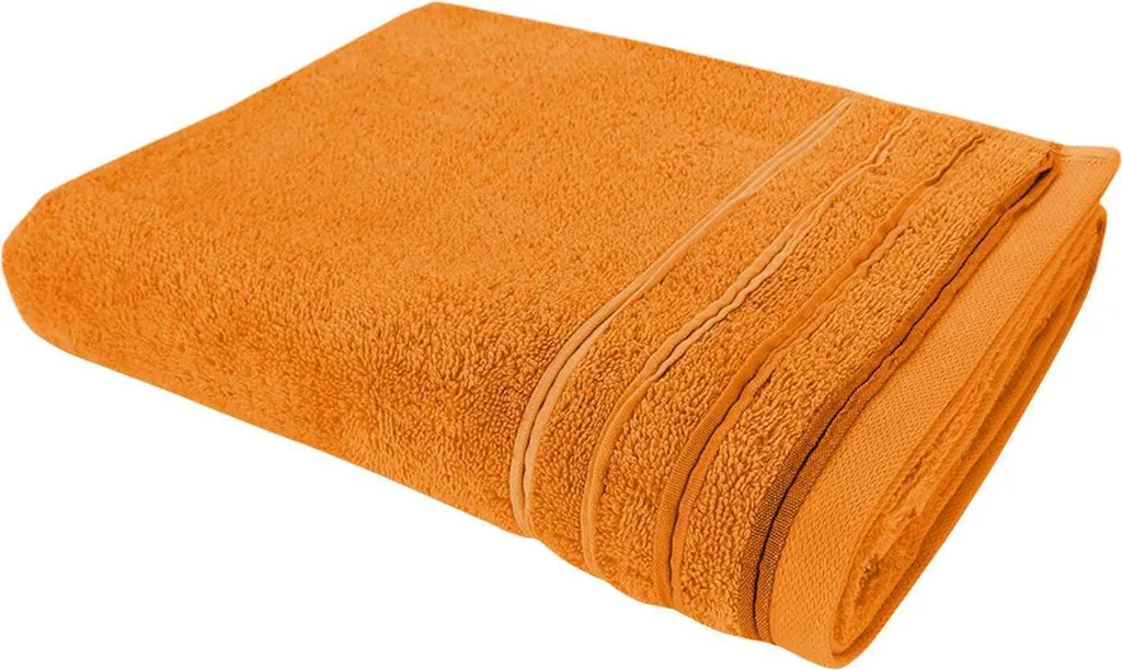 Asciugamano Doccia WohnDirect Jasmina Arancio: 100% Cotone 70x140