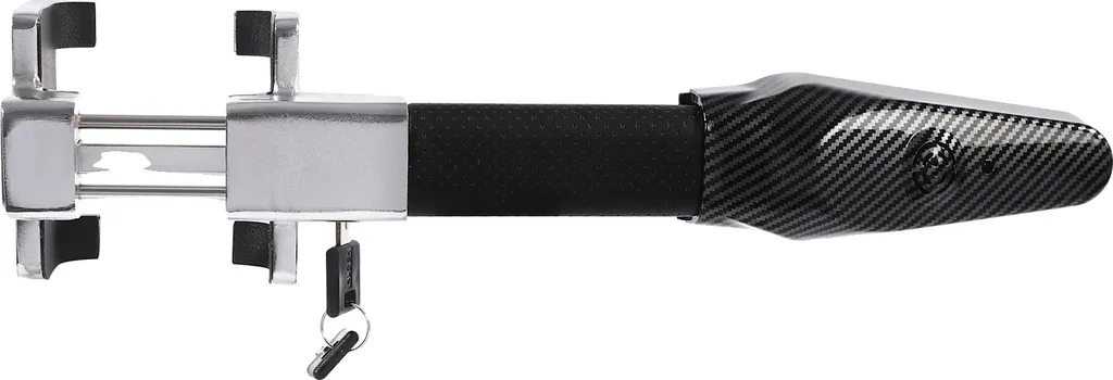 Blocca Volante Antifurto 130dB Acciaio Temprato Nero Universale