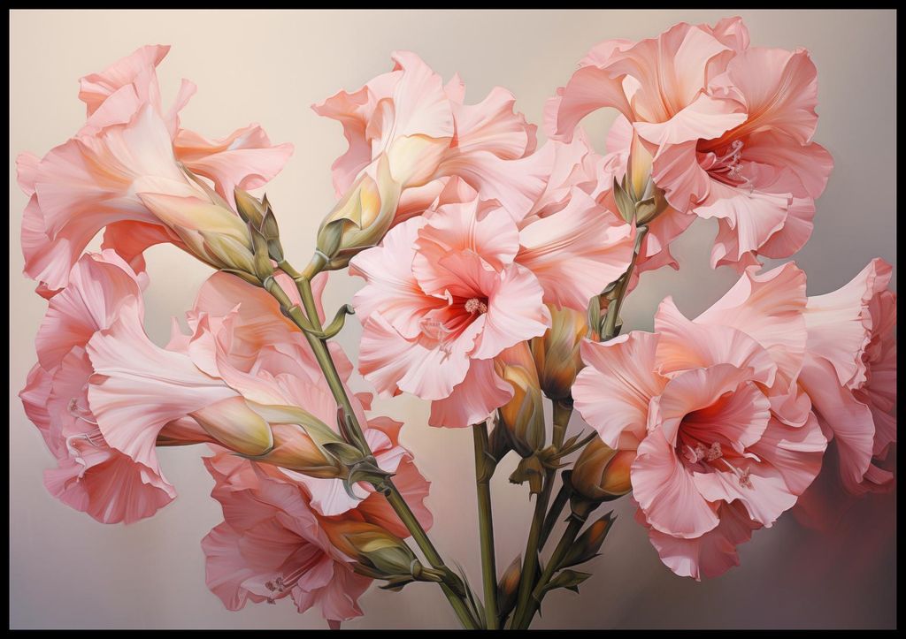 Plakat 100x70cm Blumen-Symphonie