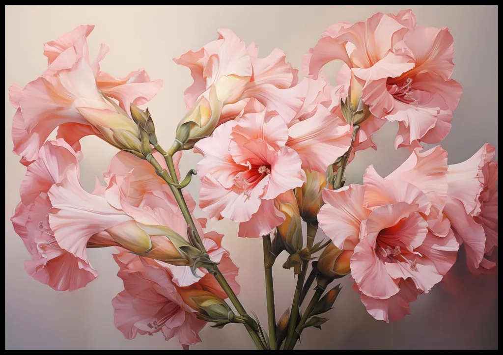 Poster Sinfonia Floreale 100x70cm - Stampa Fine Art Alta Definizione