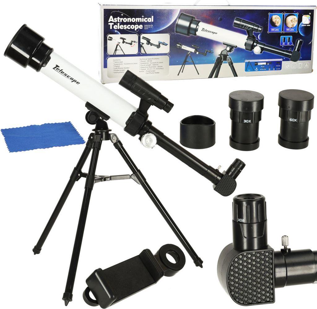 Télescope astronomique éducatif avec trépied pour enfants Image du produit 