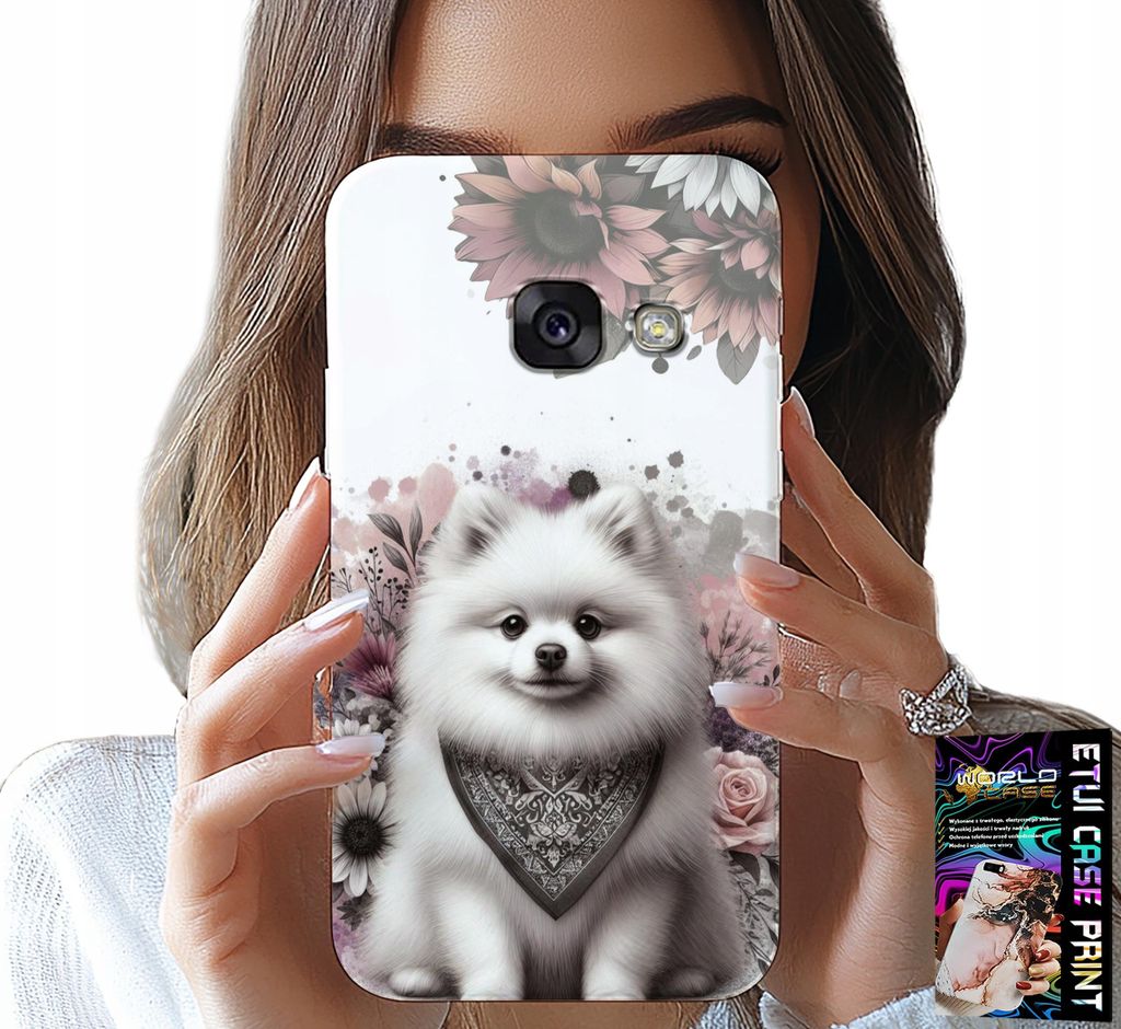 Etui Für Samsung A5 2017 - Pomeranian, Zwergspitz, Hunderassen