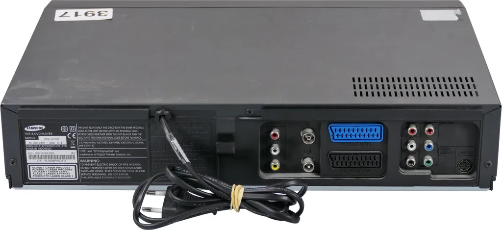 Samsung DVD-V6700 : Ne perdez plus vos VHS avec ce Lecteur DVD Combiné