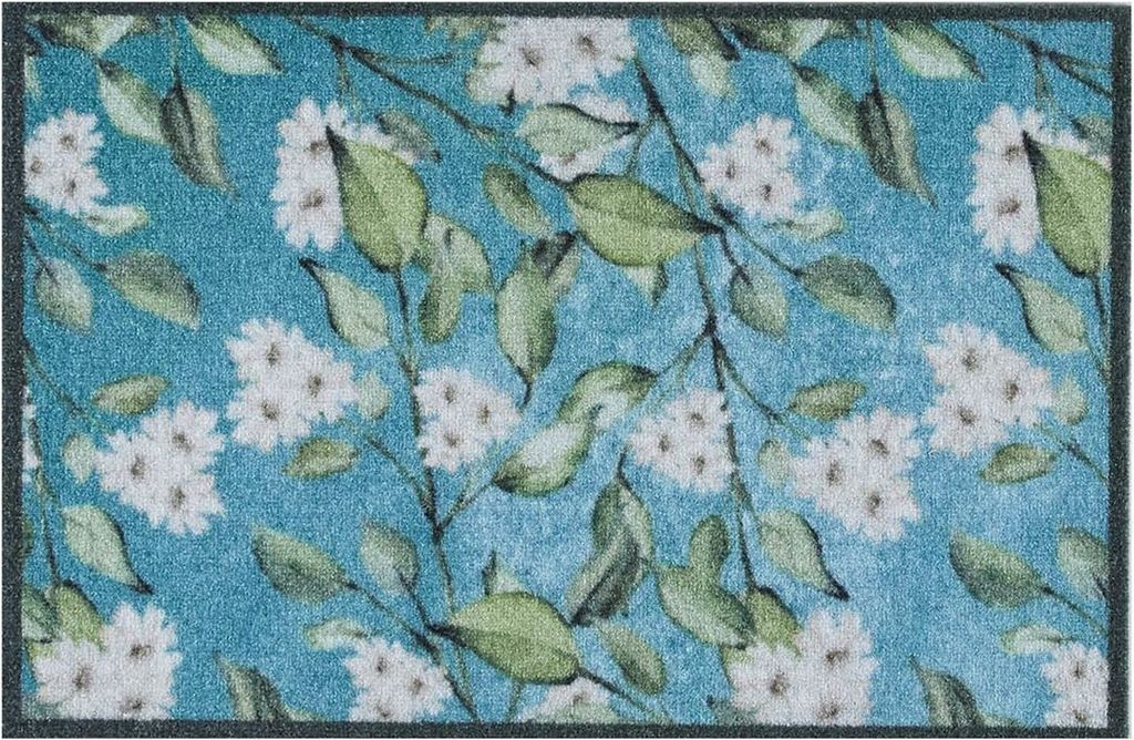 MD Entree Impression | Eingangsmatte - Teppichmatte - Küchenteppich, Größe:40x60 cm, Motiv:wild flowers